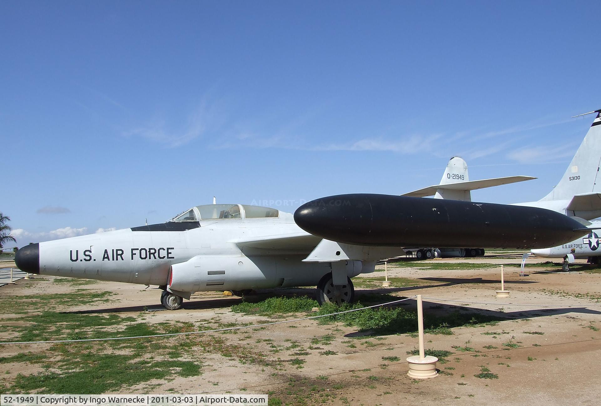 52-1949, 1952 Northrop F-89J Scorpion C/N Not found 52-1949, Northrop F-89D Scorpion at the March Field Air Museum, Riverside CA