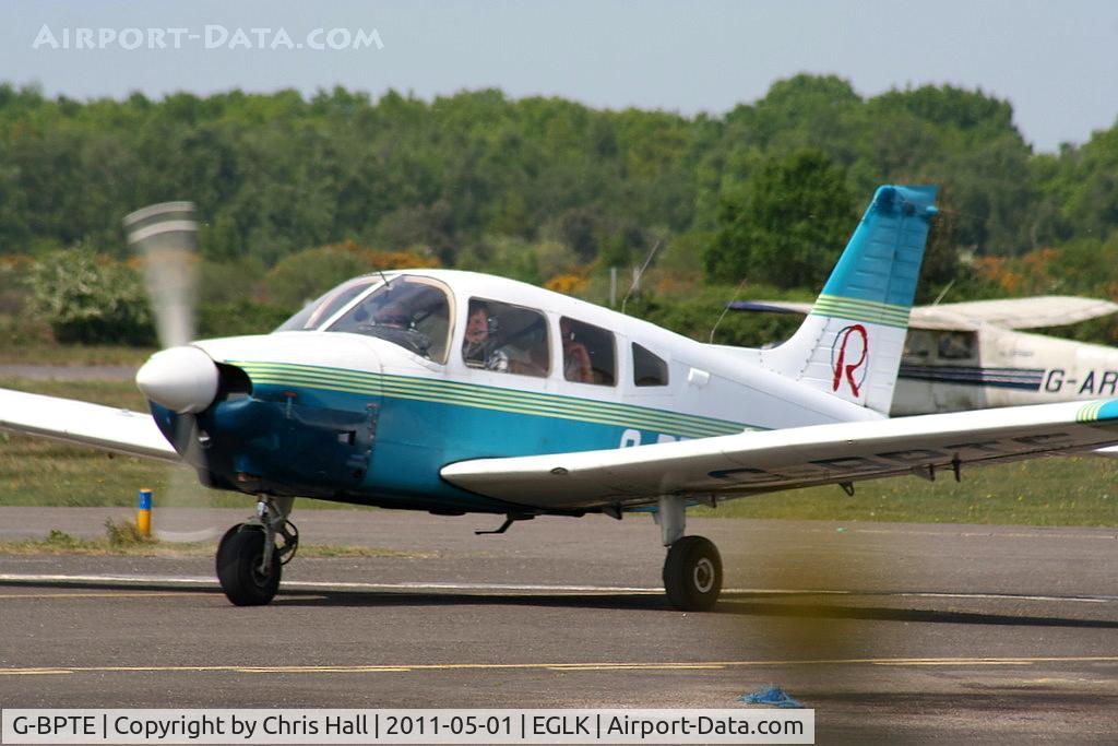 G-BPTE, 1976 Piper PA-28-181 Cherokee Archer II C/N 28-7690178, Blackbushe Aviation