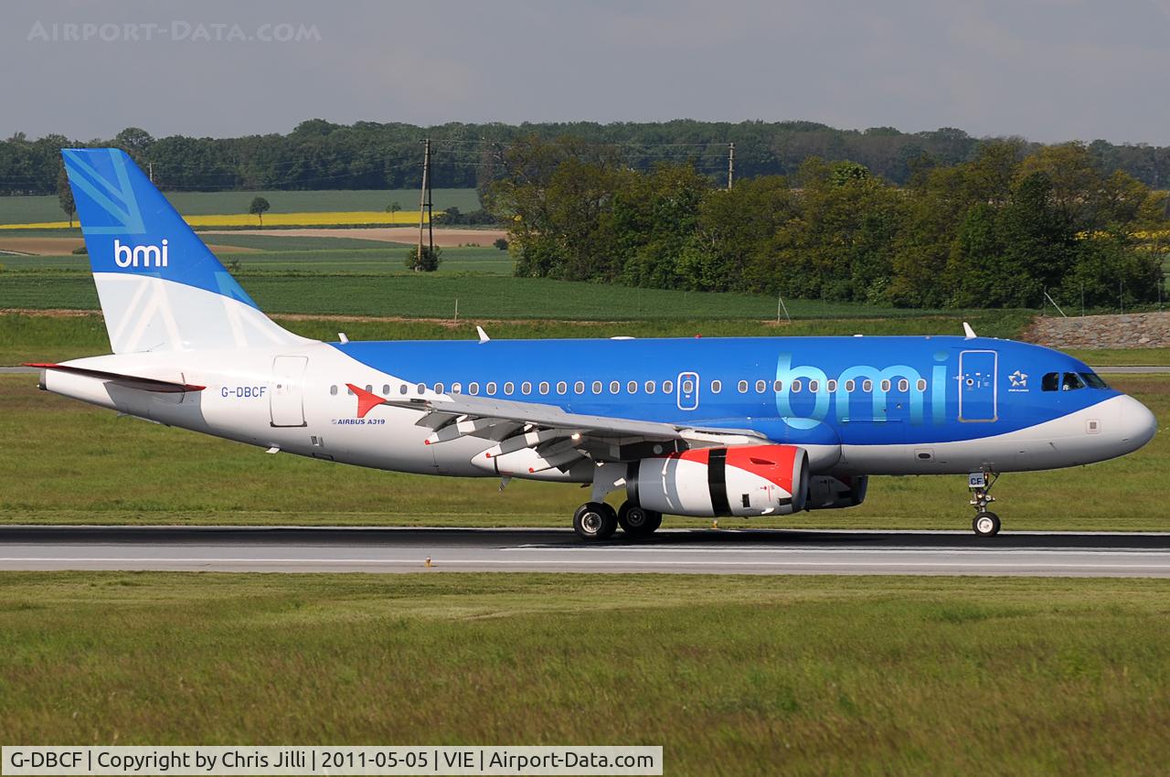 G-DBCF, 2005 Airbus A319-131 C/N 2466, BMI