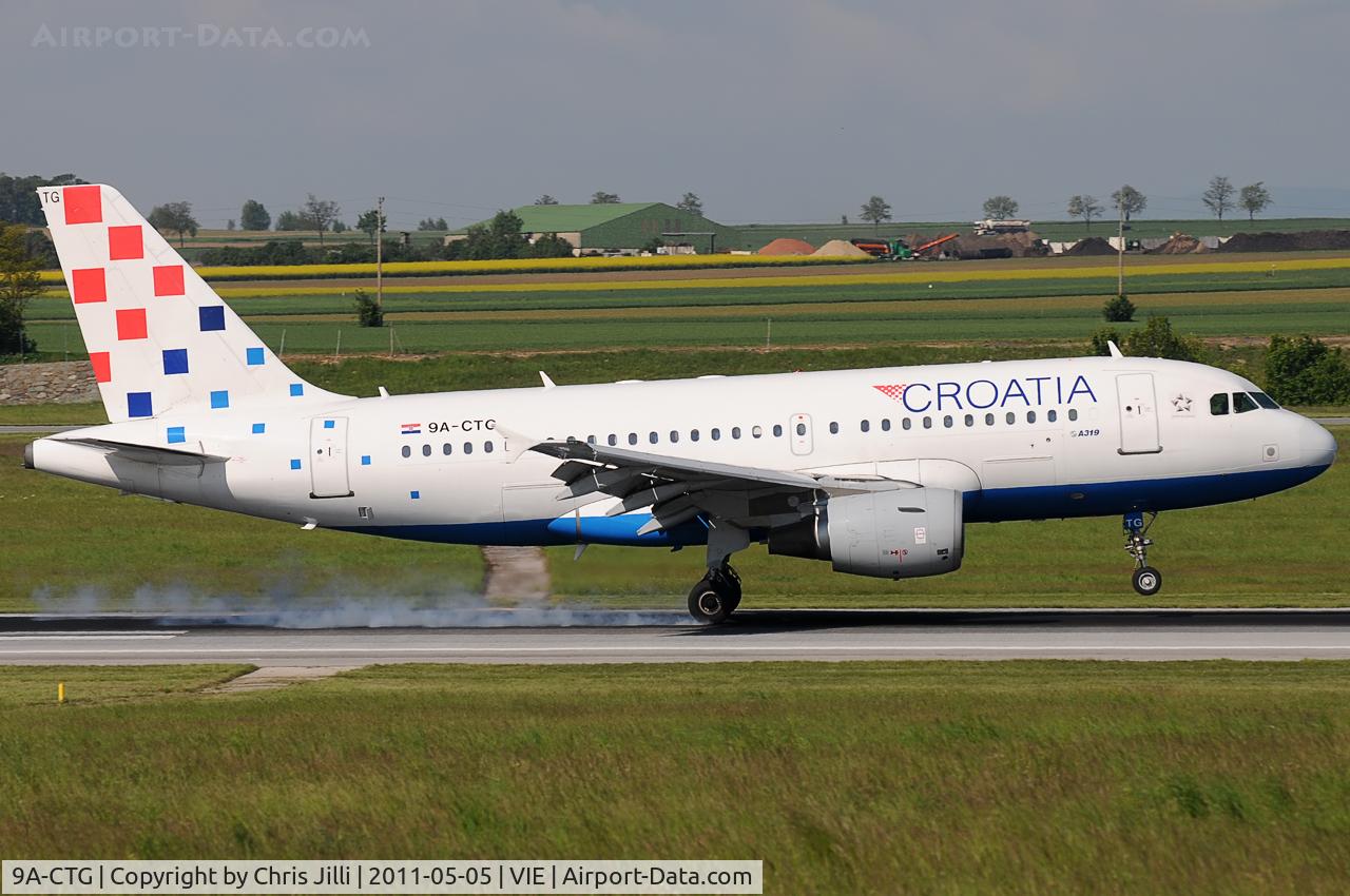 9A-CTG, 1998 Airbus A319-112 C/N 767, Croatia