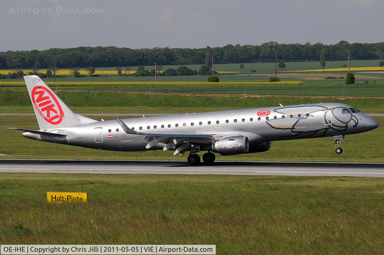 OE-IHE, 2010 Embraer 190LR (ERJ-190-100LR) C/N 19000387, NIKI