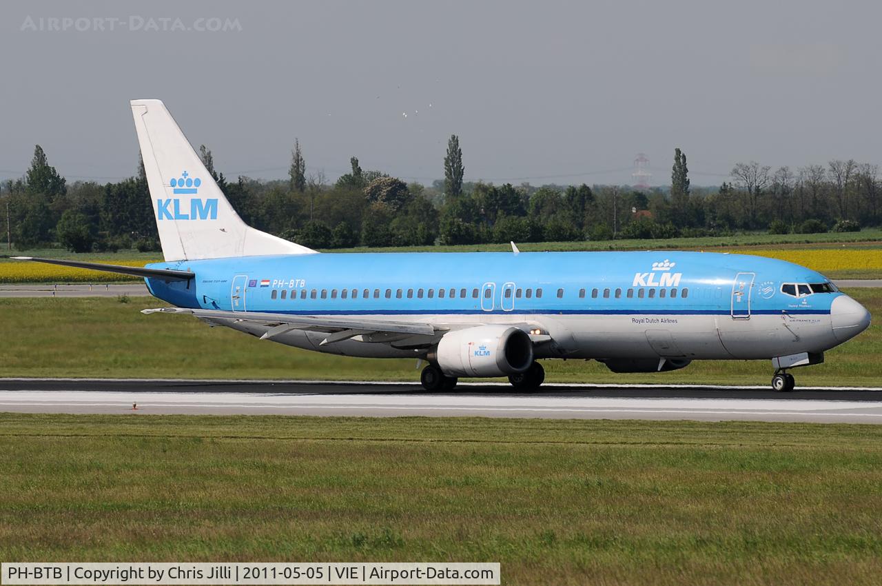 PH-BTB, 1992 Boeing 737-406 C/N 25423, KLM