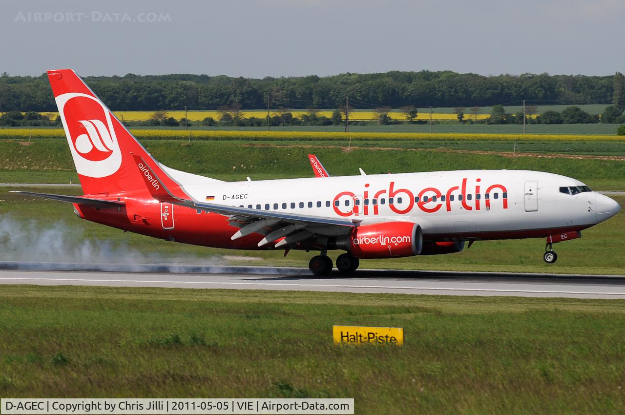 D-AGEC, 2009 Boeing 737-76J C/N 36118, Air Berlin