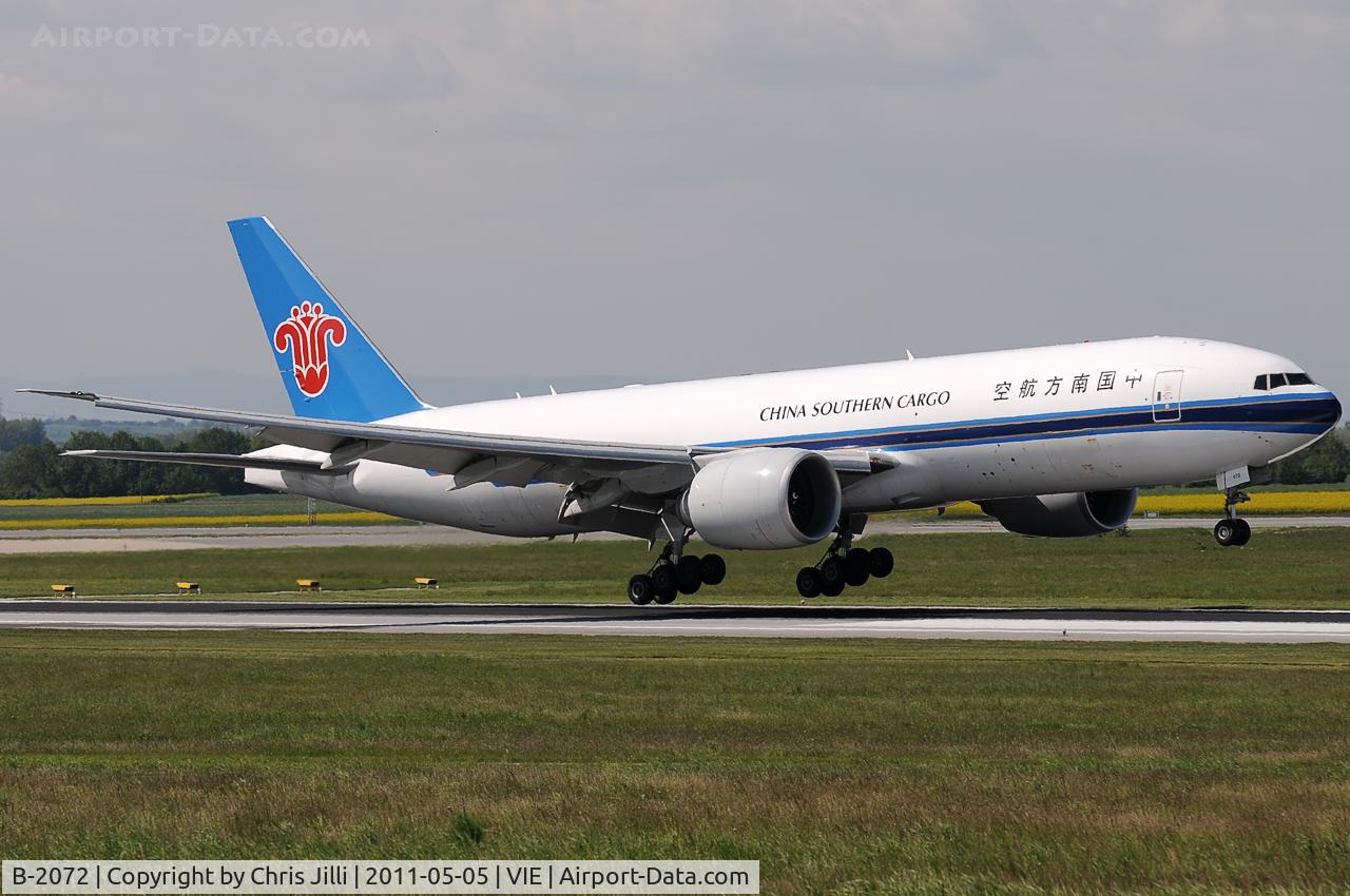 B-2072, 2009 Boeing 777-F1B C/N 37310, China Southern Cargo