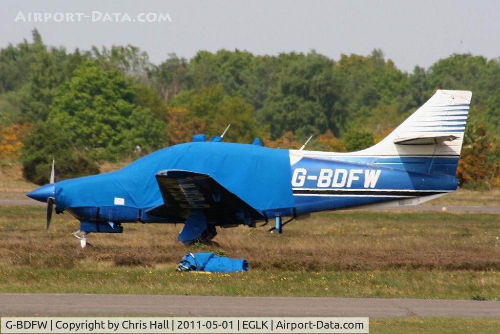 G-BDFW, 1975 Rockwell International 112 Commander C/N 308, De-registered 05/04/2011, Cancelled by CAA