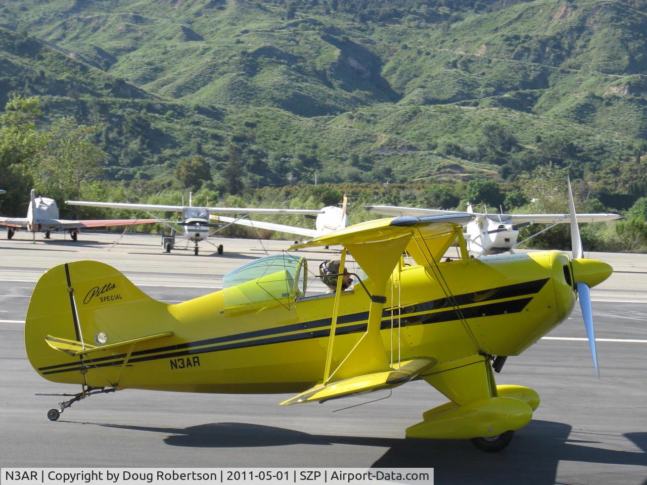 N3AR, 1974 Pitts S-1S Special C/N 10, 1974 Russell PITTS SPECIAL S-1S, Lycoming O&VO-360 180 Hp, taxi