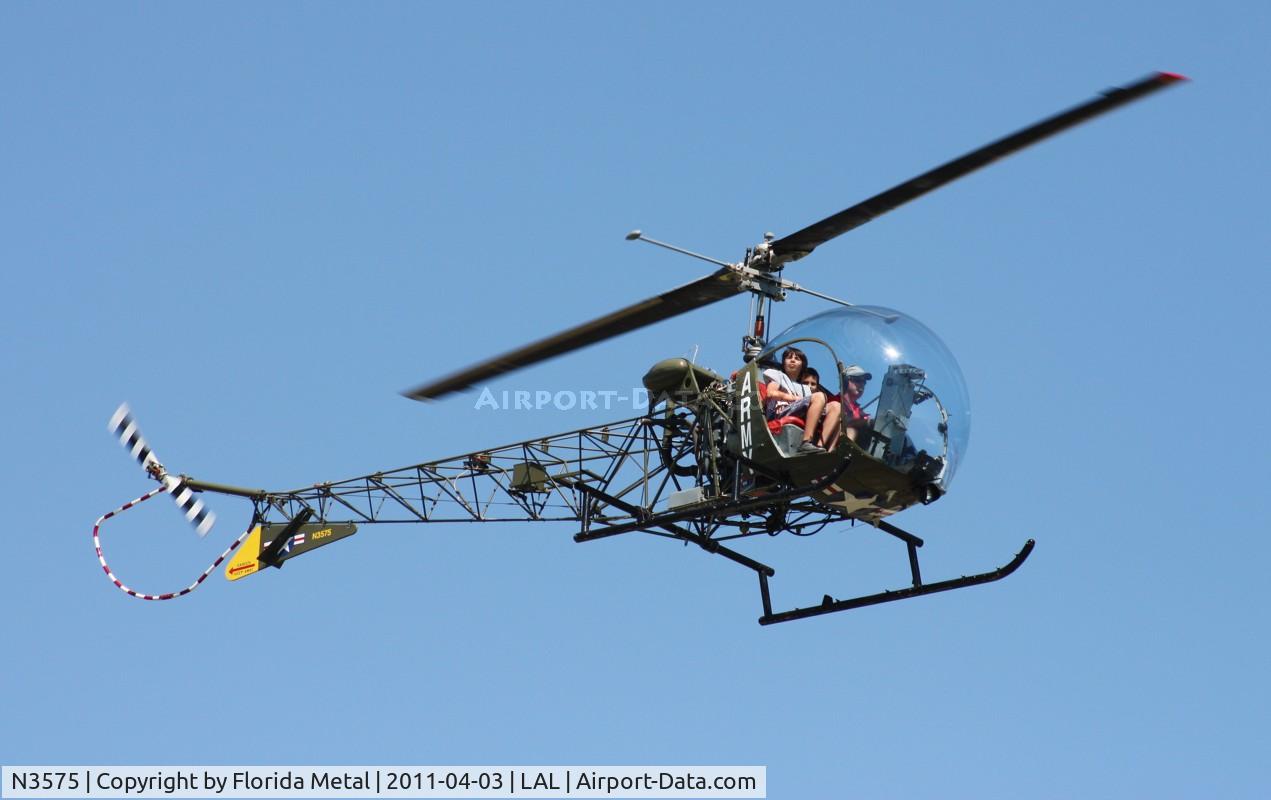 N3575, Bell 47D-1 C/N K-7032, Bell H-13