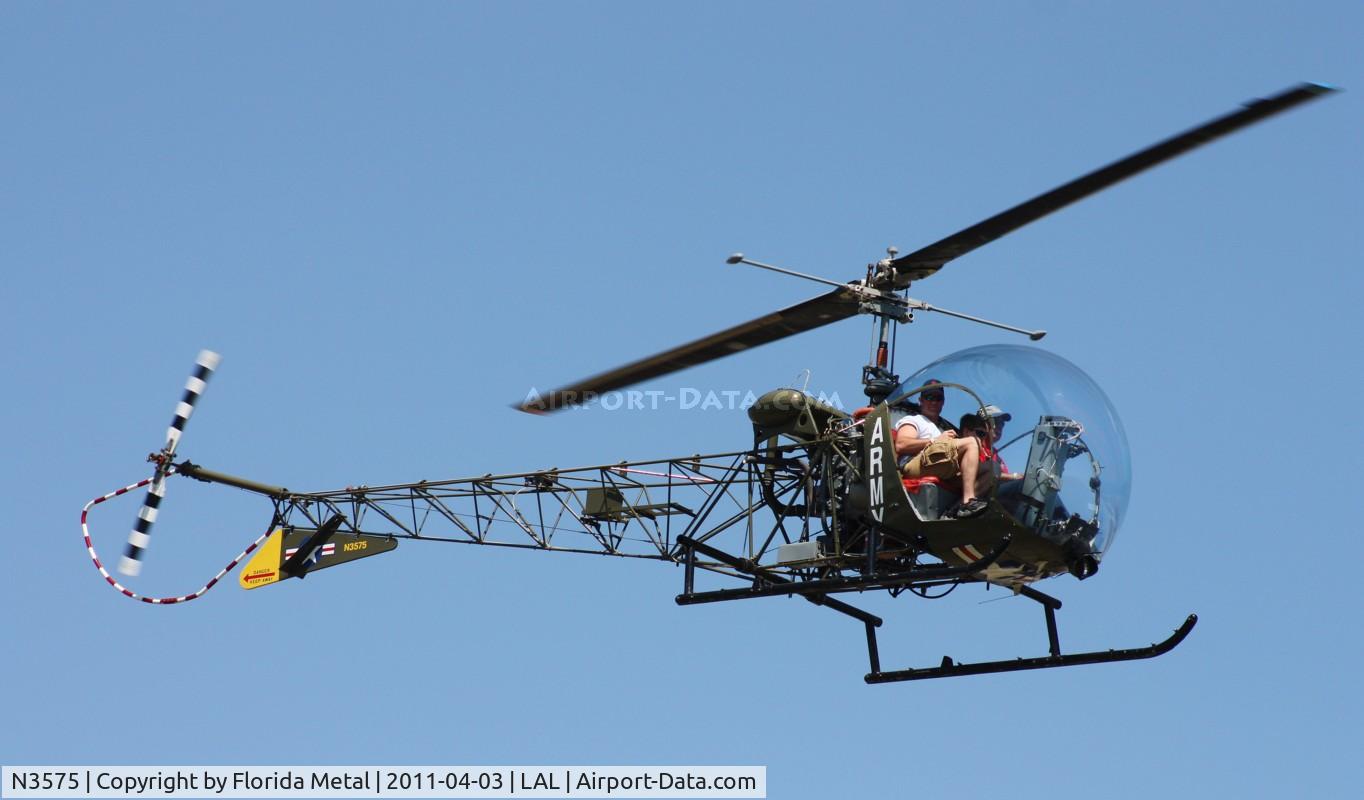 N3575, Bell 47D-1 C/N K-7032, Bell H-13