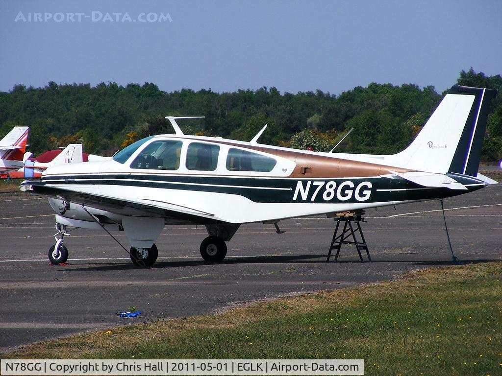 N78GG, 1977 Beech F33A Bonanza C/N CE-699, Blackbushe resident