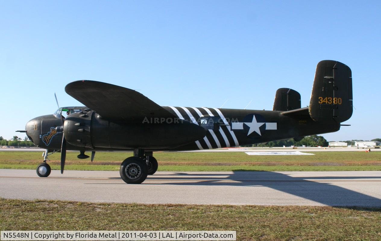N5548N, 1943 North American B-25H Mitchell C/N 98-21107, Barbie II