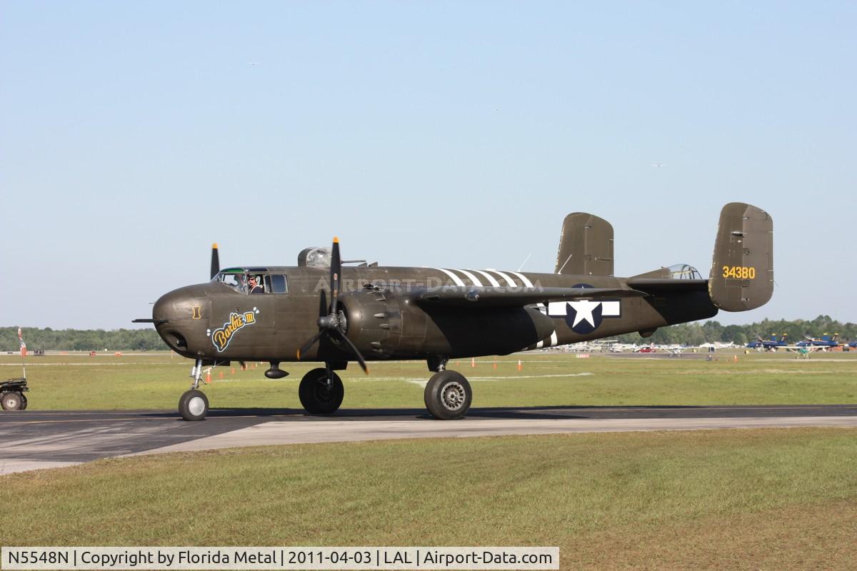 N5548N, 1943 North American B-25H Mitchell C/N 98-21107, Barbie II