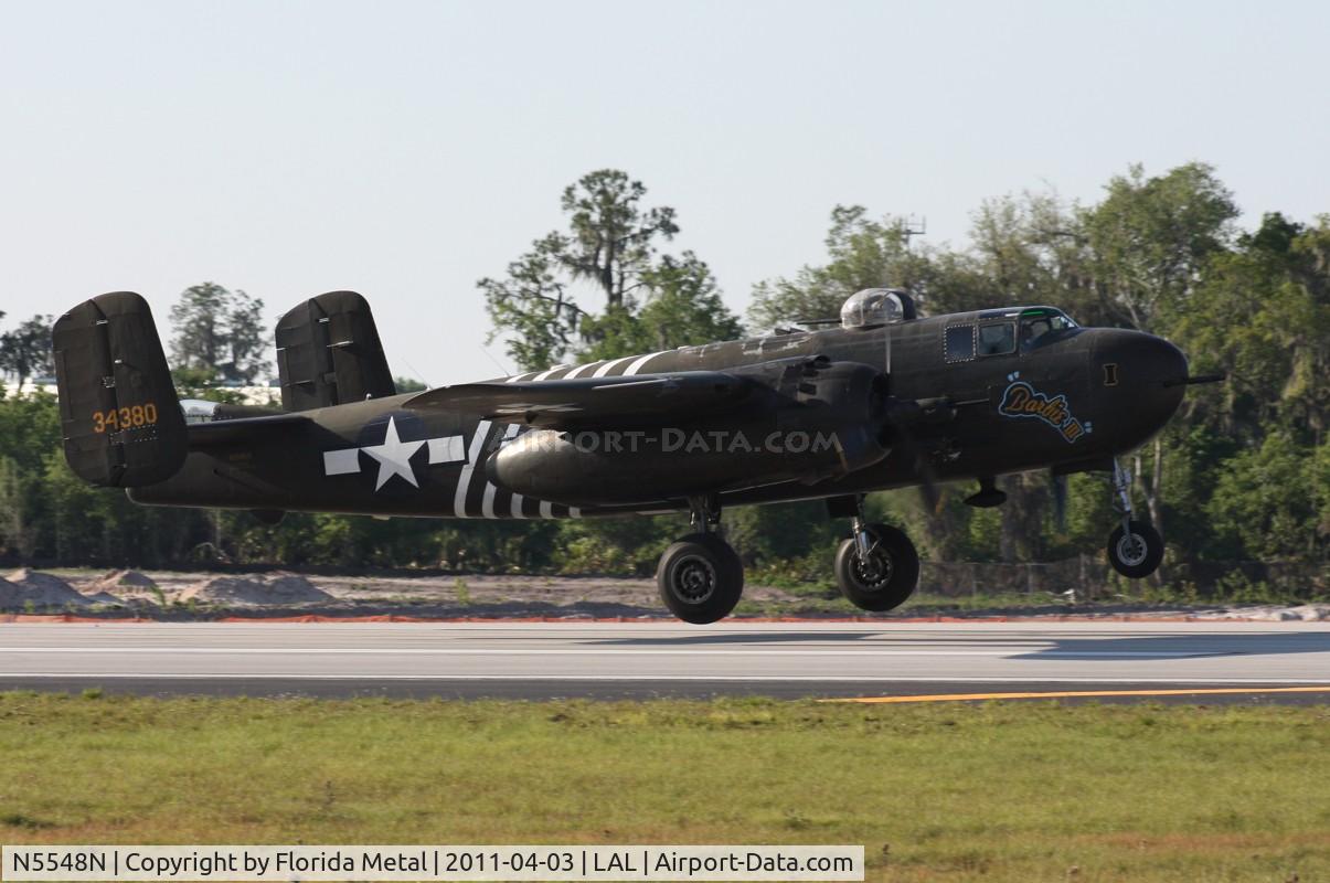 N5548N, 1943 North American B-25H Mitchell C/N 98-21107, Barbie II