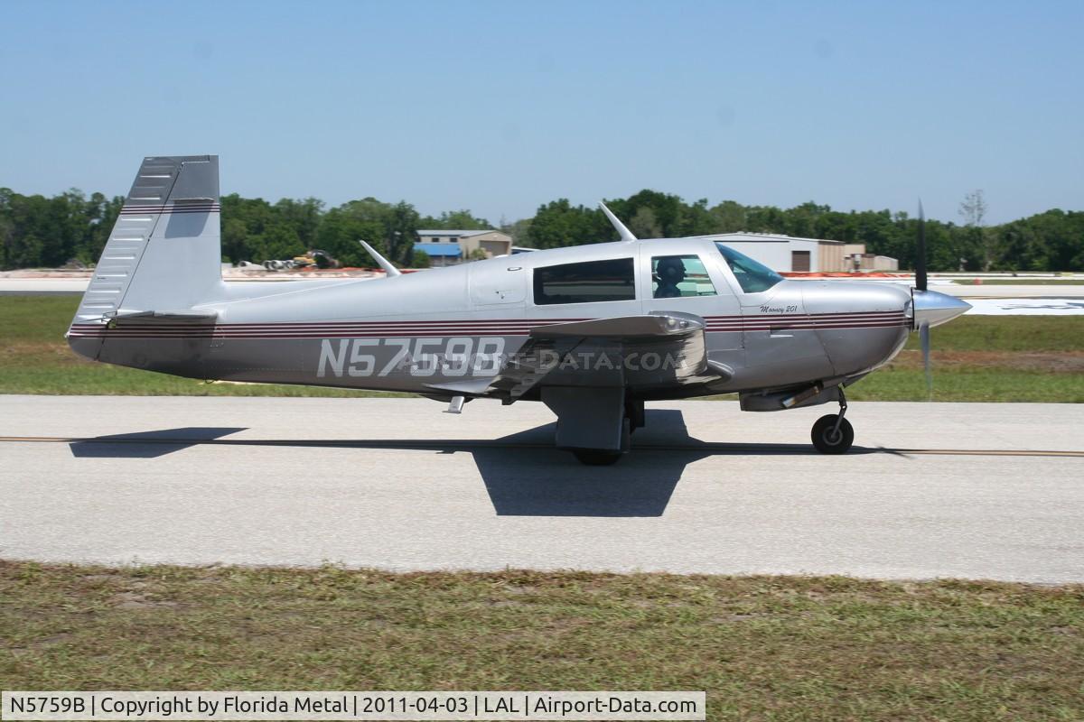 N5759B, 1984 Mooney M20J 201 C/N 24-1465, Mooney M20J