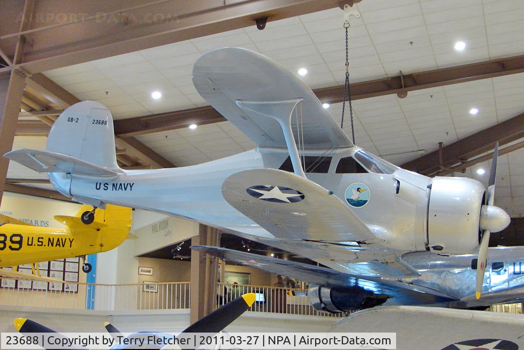 23688, 1944 Beech GB-2 Traveller (D17S) C/N 6700, 1944 Beechcraft GB-2 Traveller, c/n: 6700 at Pensacola Naval Museum