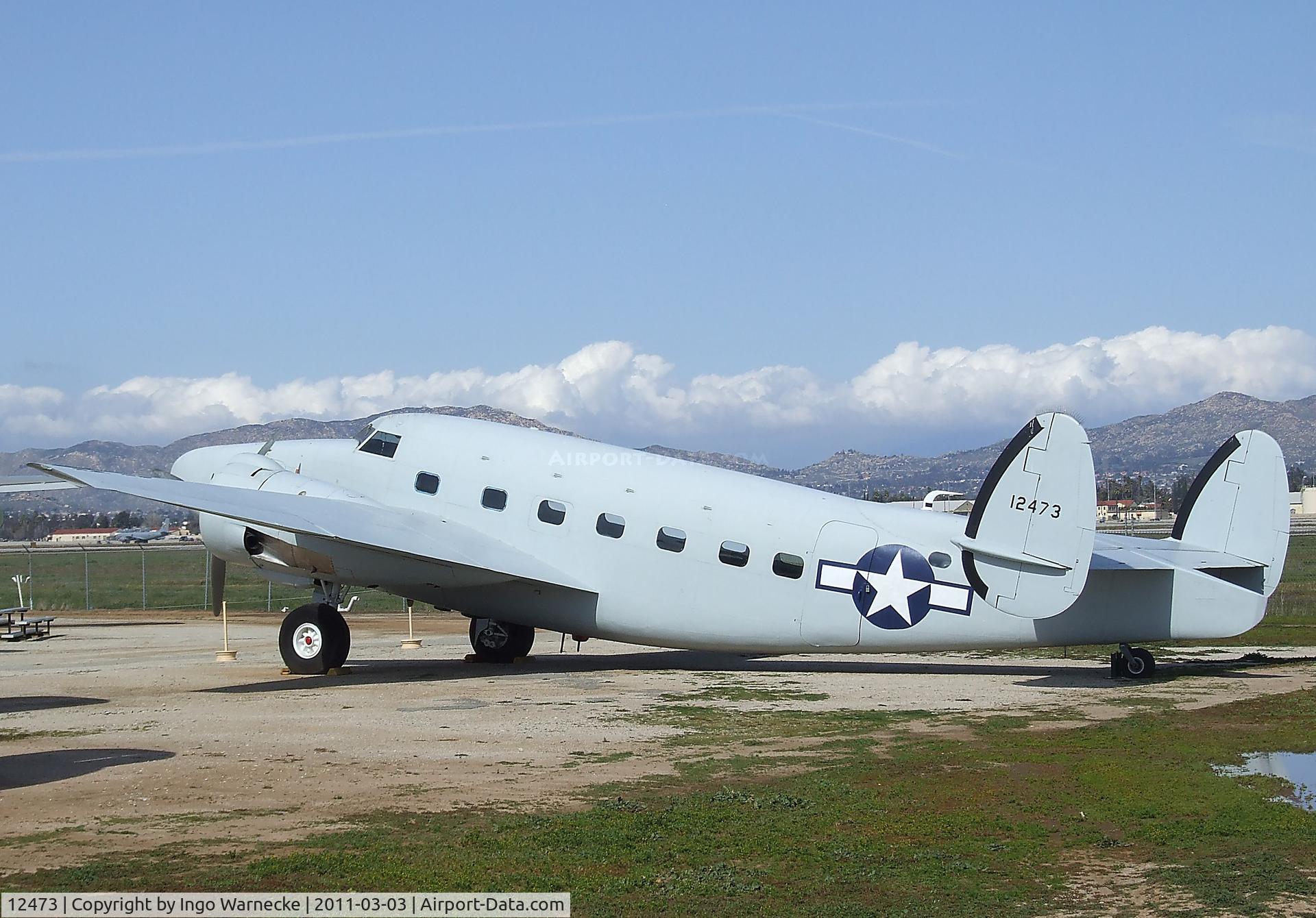 12473, 1942 Lockheed R5O-5 Lodestar C/N 2358, Lockheed R5O-5 Lodestar at the March Field Air Museum, Riverside CA