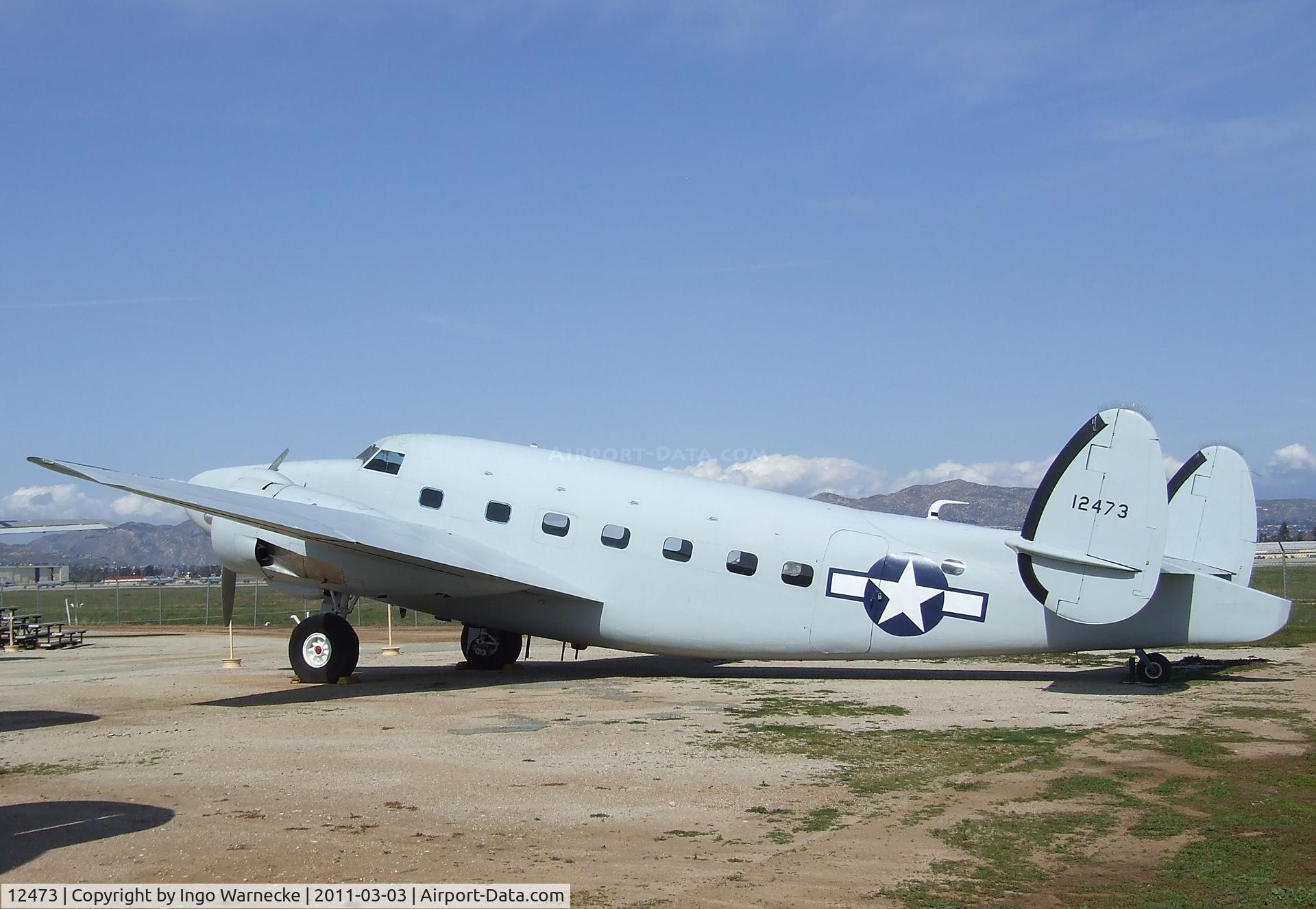 12473, 1942 Lockheed R5O-5 Lodestar C/N 2358, Lockheed R5O-5 Lodestar at the March Field Air Museum, Riverside CA