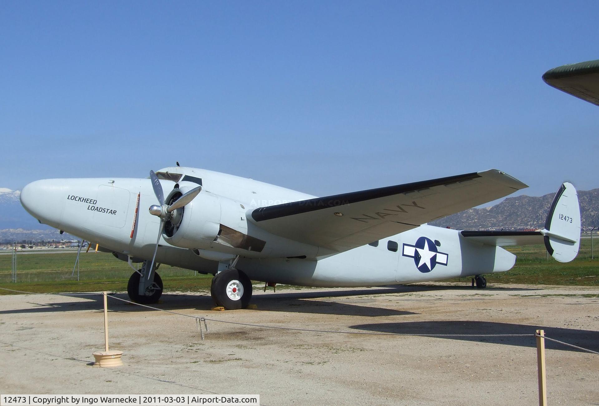 12473, 1942 Lockheed R5O-5 Lodestar C/N 2358, Lockheed R5O-5 Lodestar at the March Field Air Museum, Riverside CA