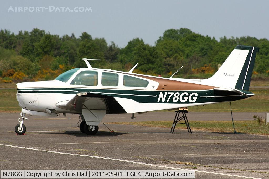 N78GG, 1977 Beech F33A Bonanza C/N CE-699, Blackbushe resident