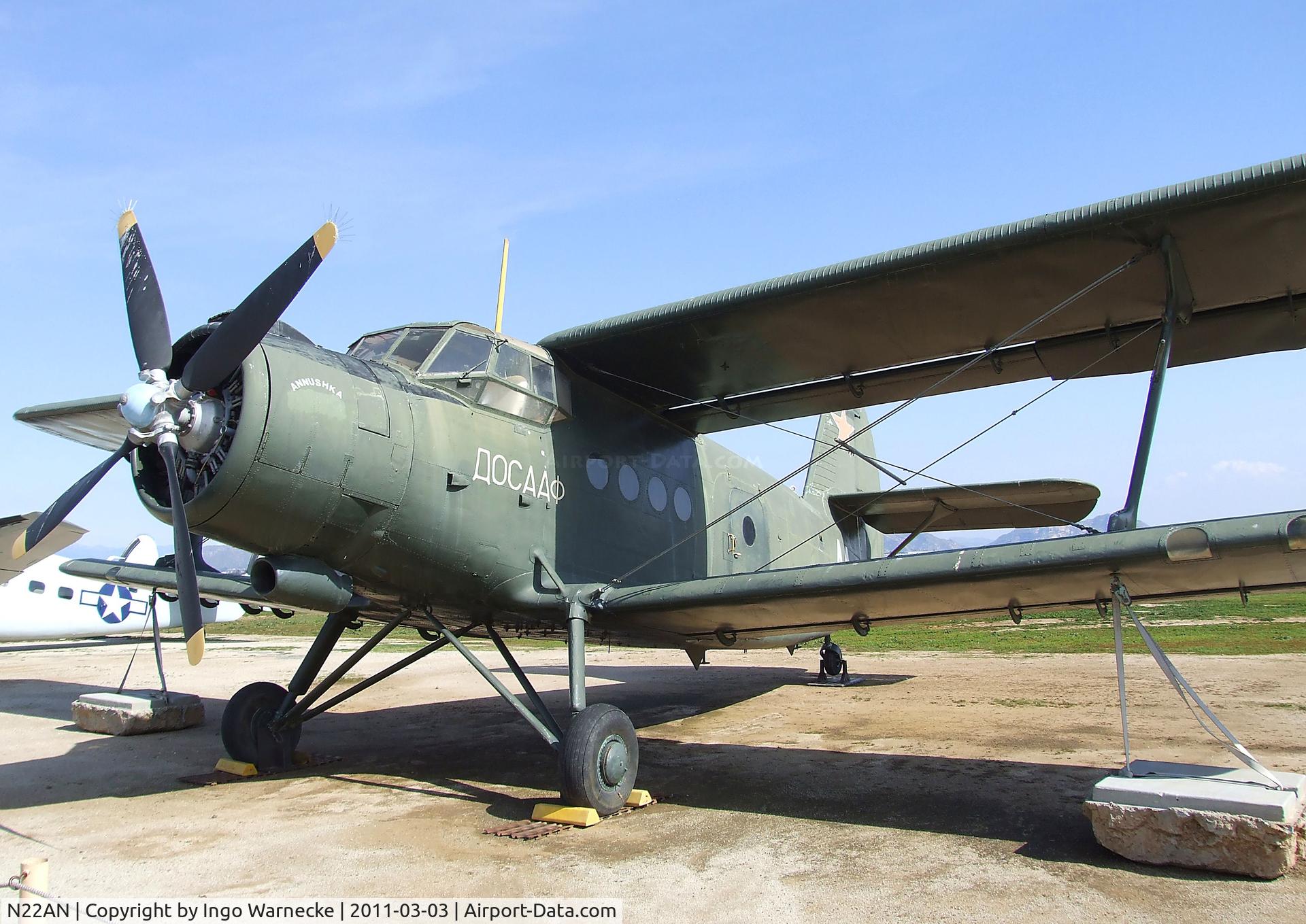N22AN, 1975 Antonov (PZL-Mielec) An-2R C/N 1G165-50, Antonov (PZL Mielec) An-2 