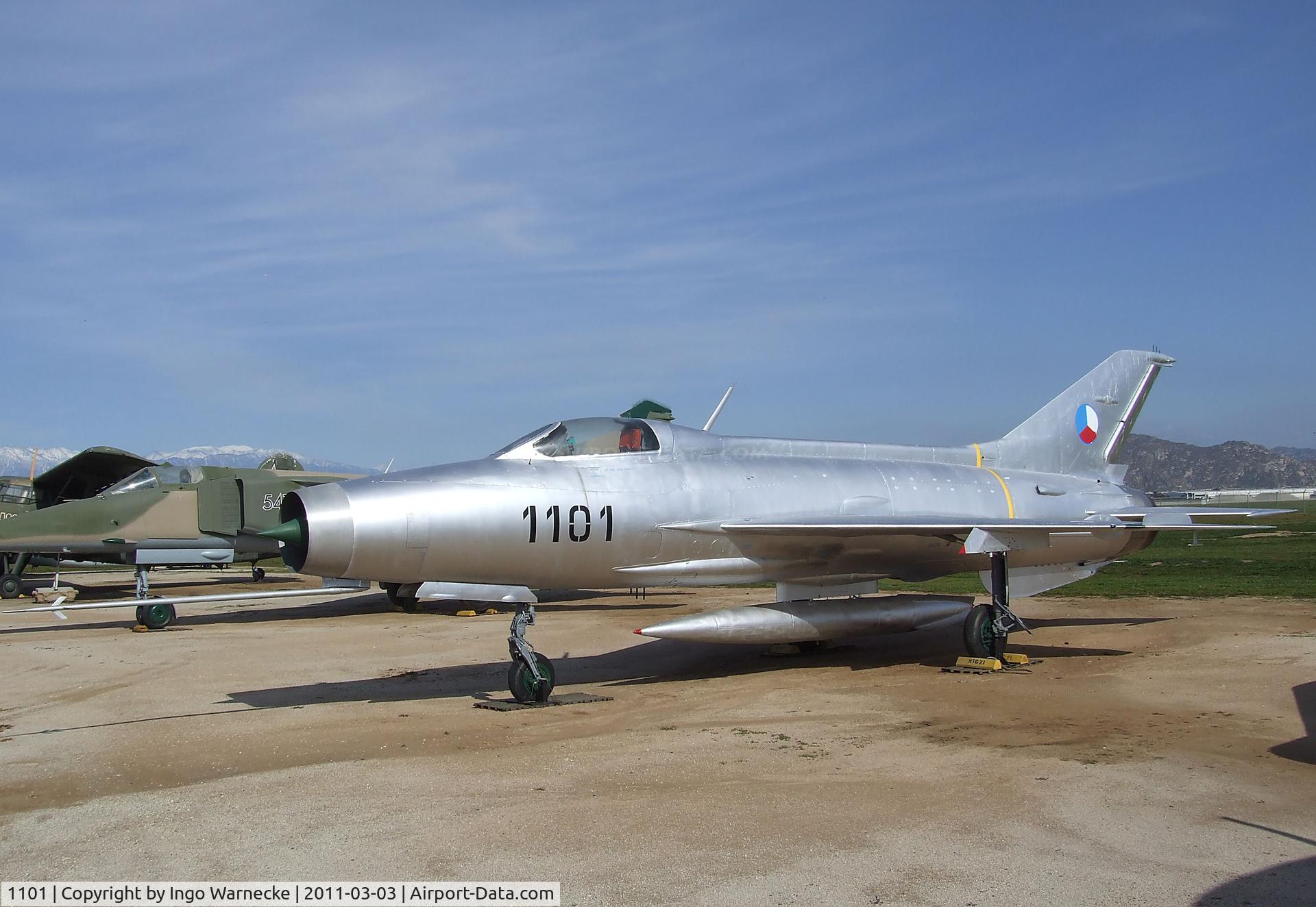 1101, Mikoyan-Gurevich MiG-21F-13 C/N 161101, Mikoyan i Gurevich MiG-21F-13 FISHBED-C at the March Field Air Museum, Riverside CA