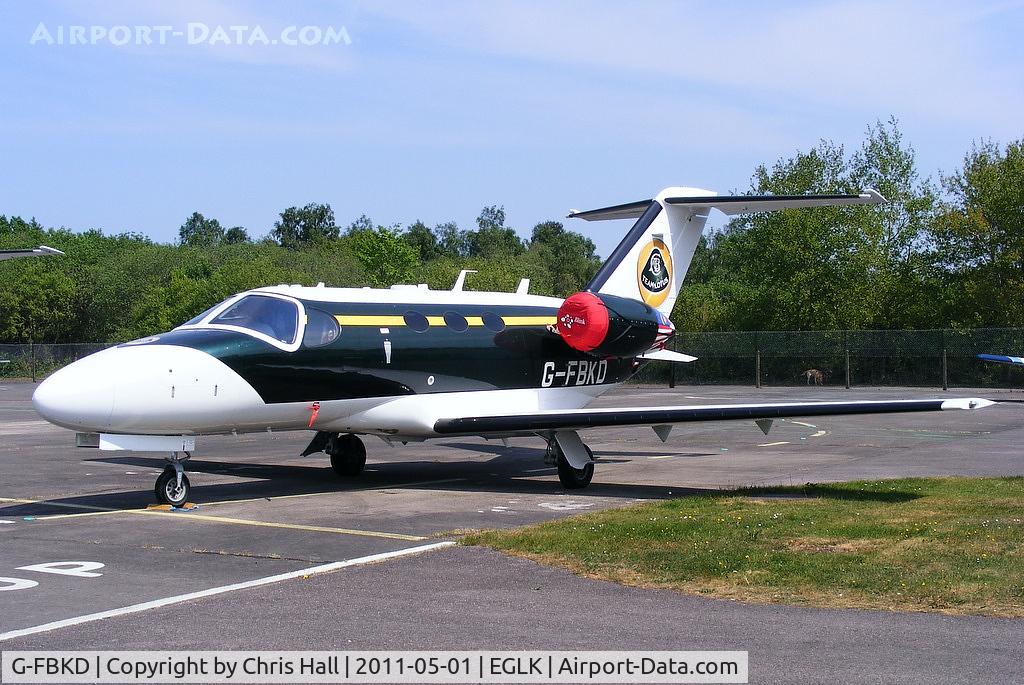 G-FBKD, 2010 Cessna 510 Citation Mustang Citation Mustang C/N 510-0346, Blink Aviation Cessna 510 painted in Team Lotus Formula 1 colours