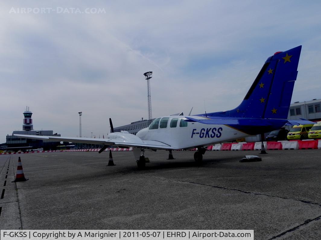 F-GKSS, 1971 Beech 58 Baron C/N TH-154, @ Rotterdam The Hague airport