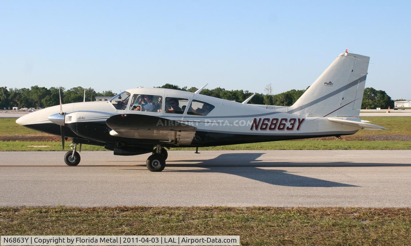 N6863Y, 1969 Piper PA-23-250 C/N 27-4208, PA-23
