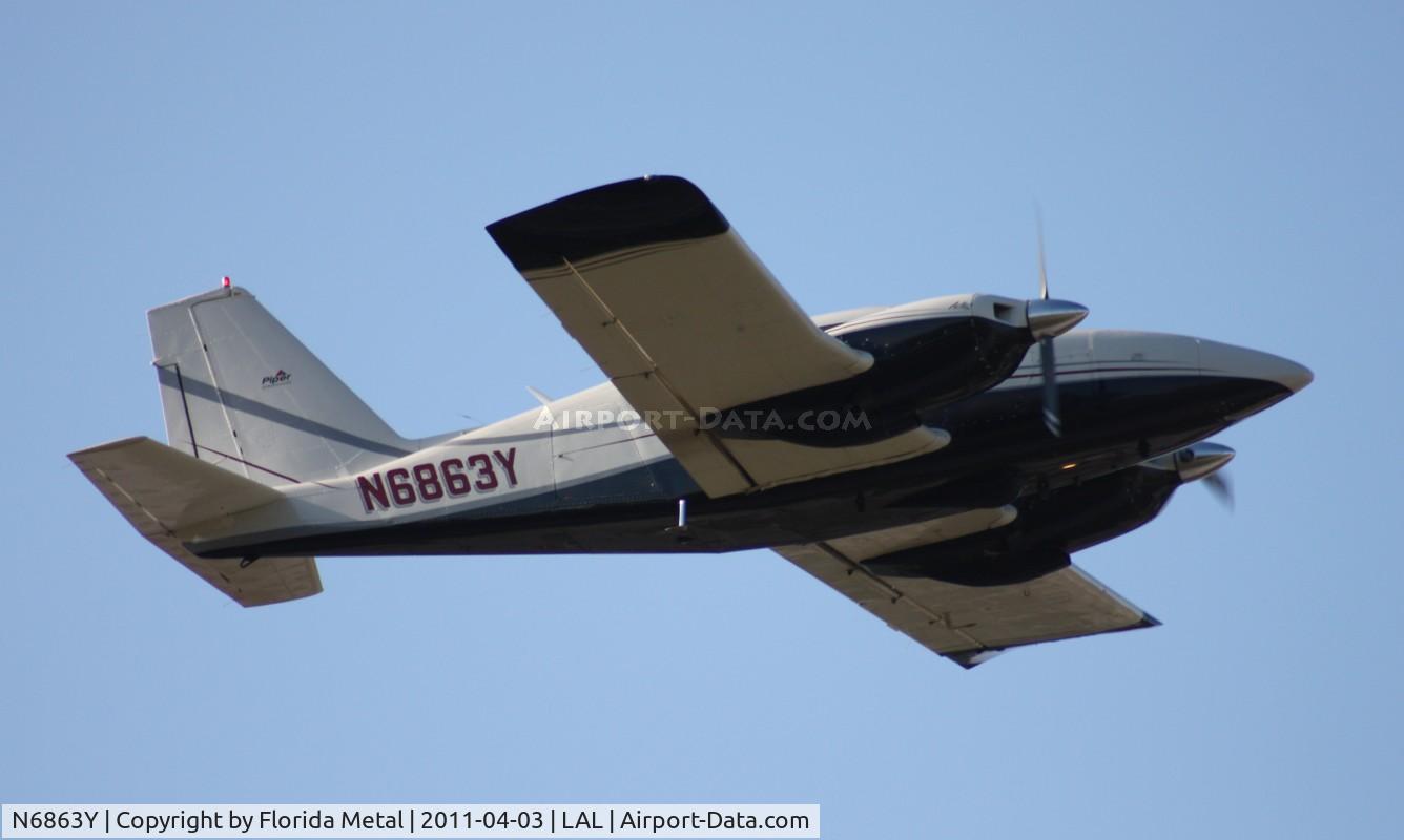 N6863Y, 1969 Piper PA-23-250 C/N 27-4208, PA-23