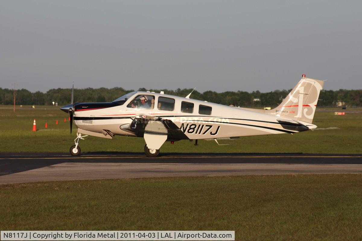 N8117J, 2011 Hawker Beechcraft Corp G36 Bonanza C/N E-3947, Beech G36