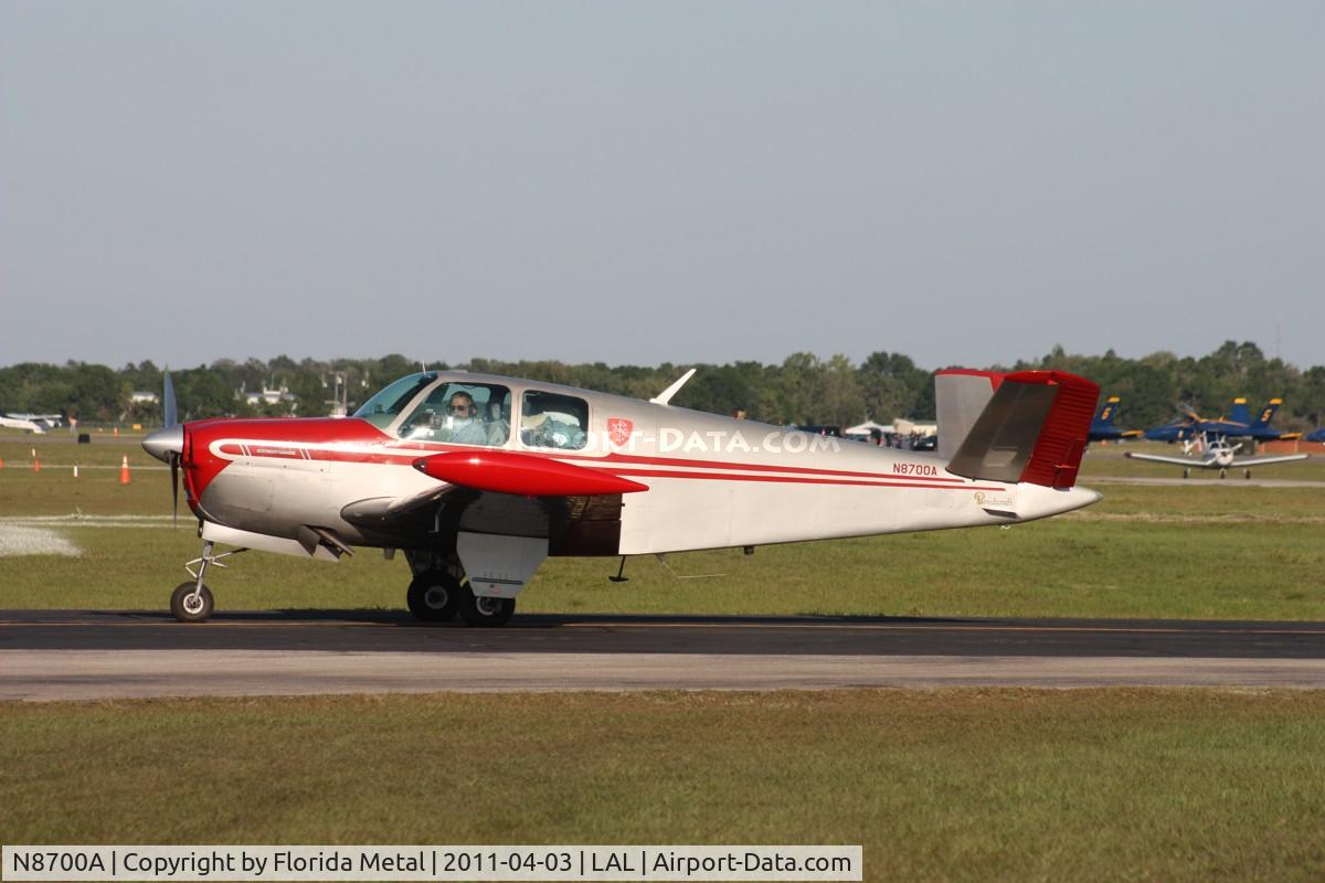 N8700A, 1949 Beech A35 Bonanza C/N D-2110, Beech A35