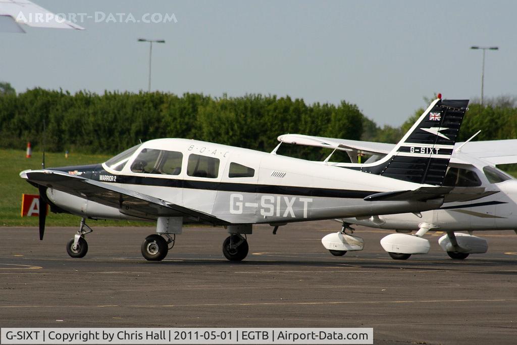 G-SIXT, 1988 Piper PA-28-161 Cherokee Warrior II C/N 2816056, Airways Flying Club retro PA-28