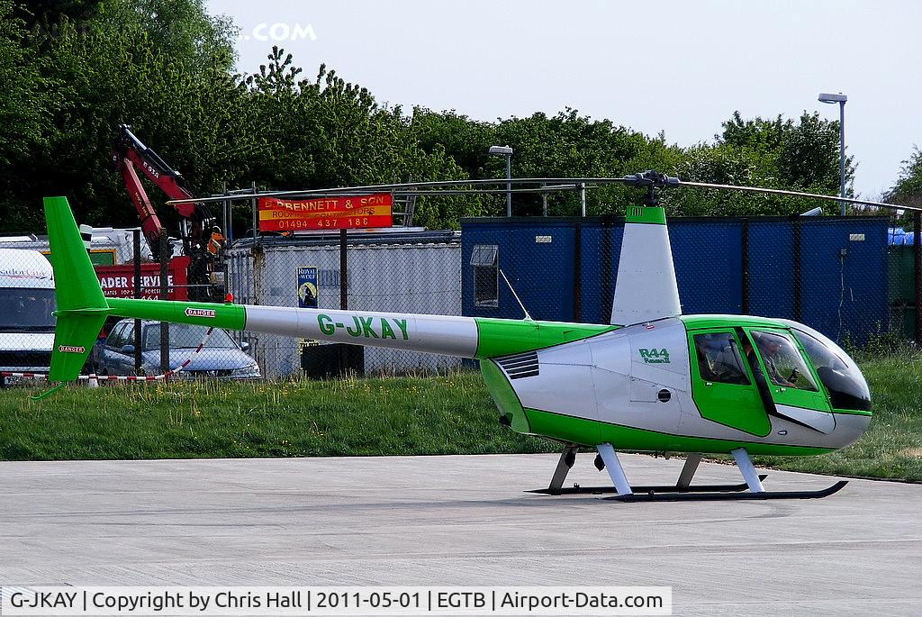 G-JKAY, 2006 Robinson R44 Raven II C/N 11093, owned by Jamiroquai frontman Jason 