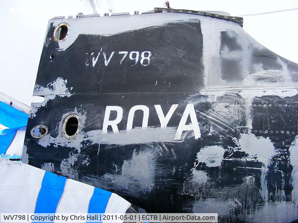 WV798, Hawker Sea Hawk FGA.6 C/N 6059, Rescued from the SWWAPS collection at Lasham. Now in the Parkhouse Aviation yard