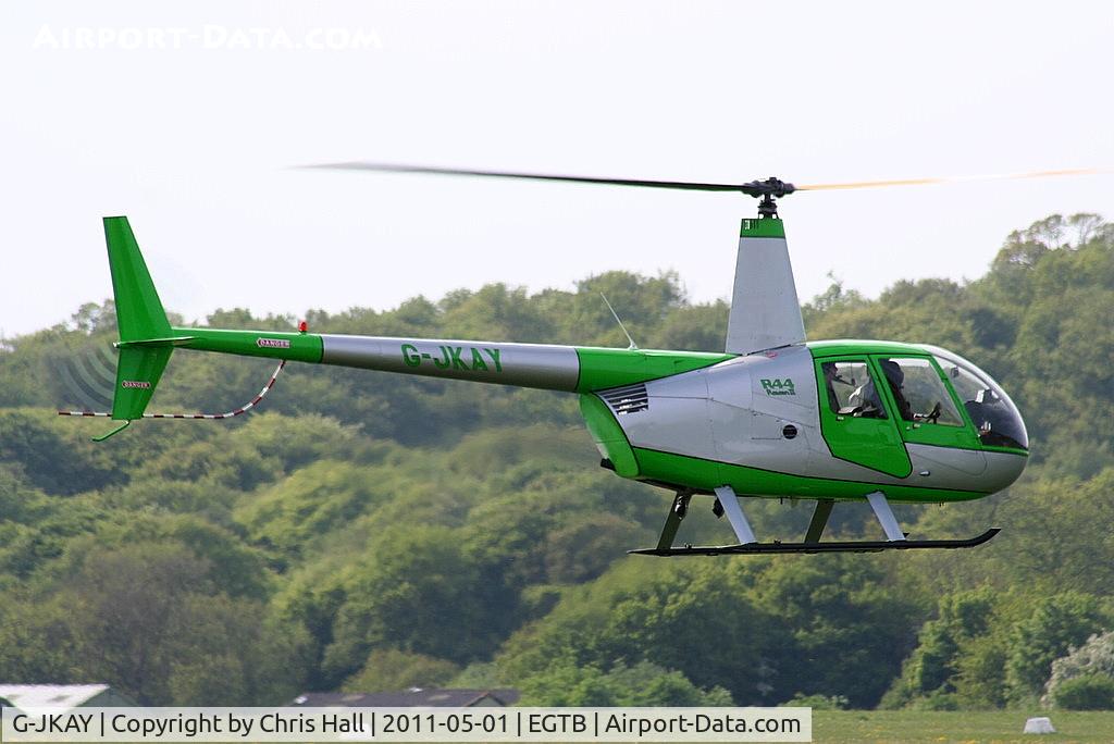 G-JKAY, 2006 Robinson R44 Raven II C/N 11093, owned by Jamiroquai frontman Jason 