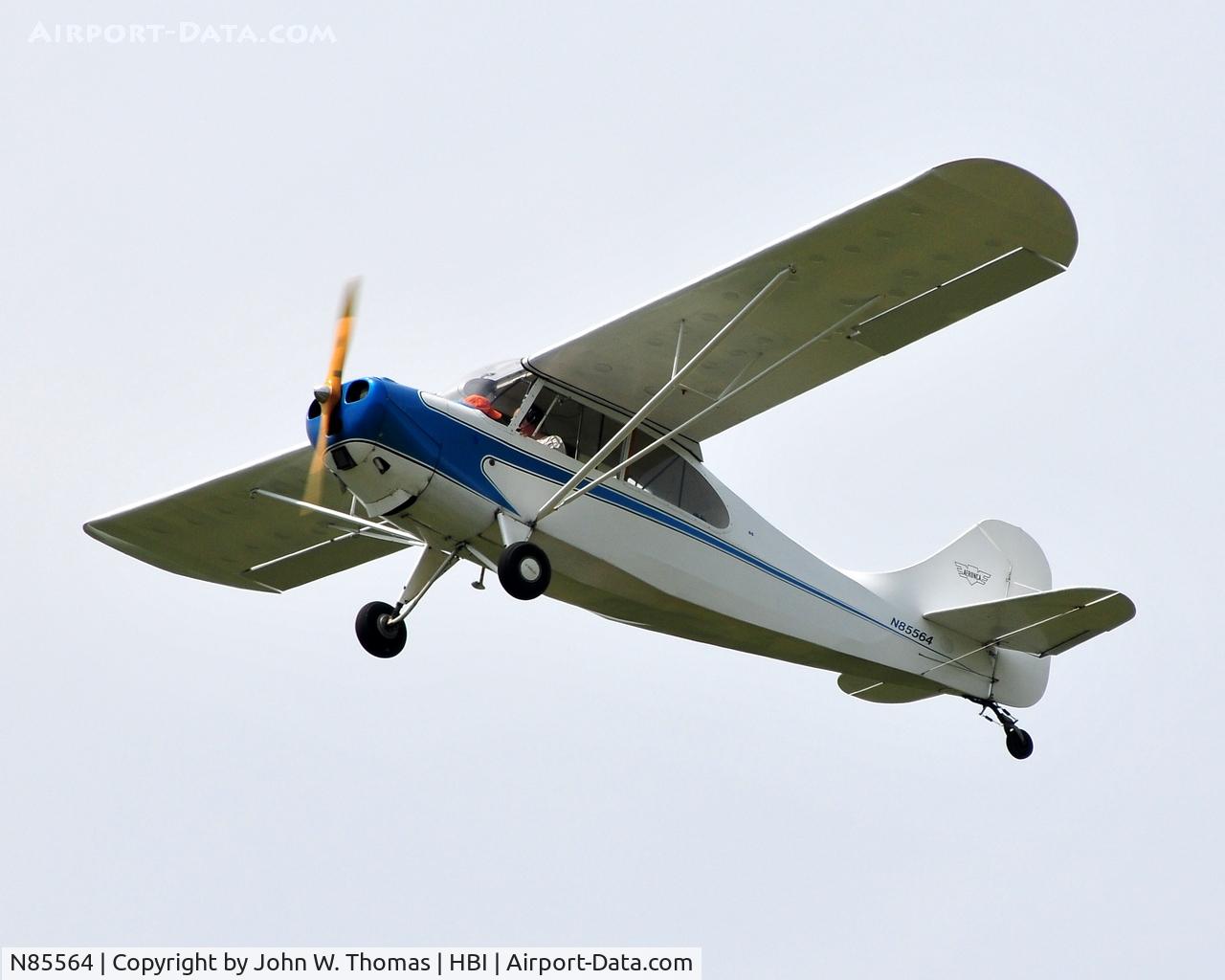 N85564, 1946 Aeronca 7AC Champion C/N 7AC-4306, Departing runway 21