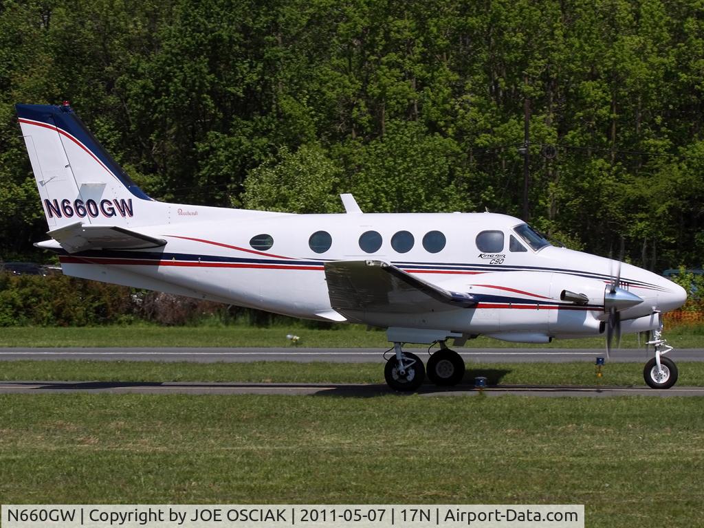 N660GW, 1974 Beech C90 King Air C/N LJ-673, @ Cross Keys