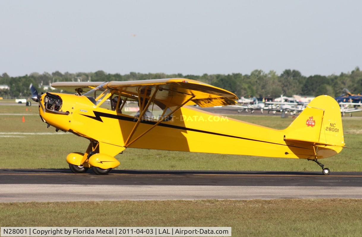 N28001, 1946 Piper J3C-65 Cub C/N 18874, Piper J3C Cub