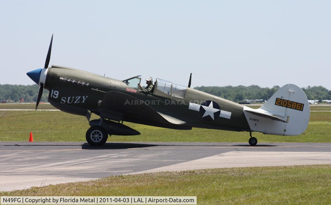 N49FG, 1943 Curtiss P-40N Warhawk C/N 29623, P-40N