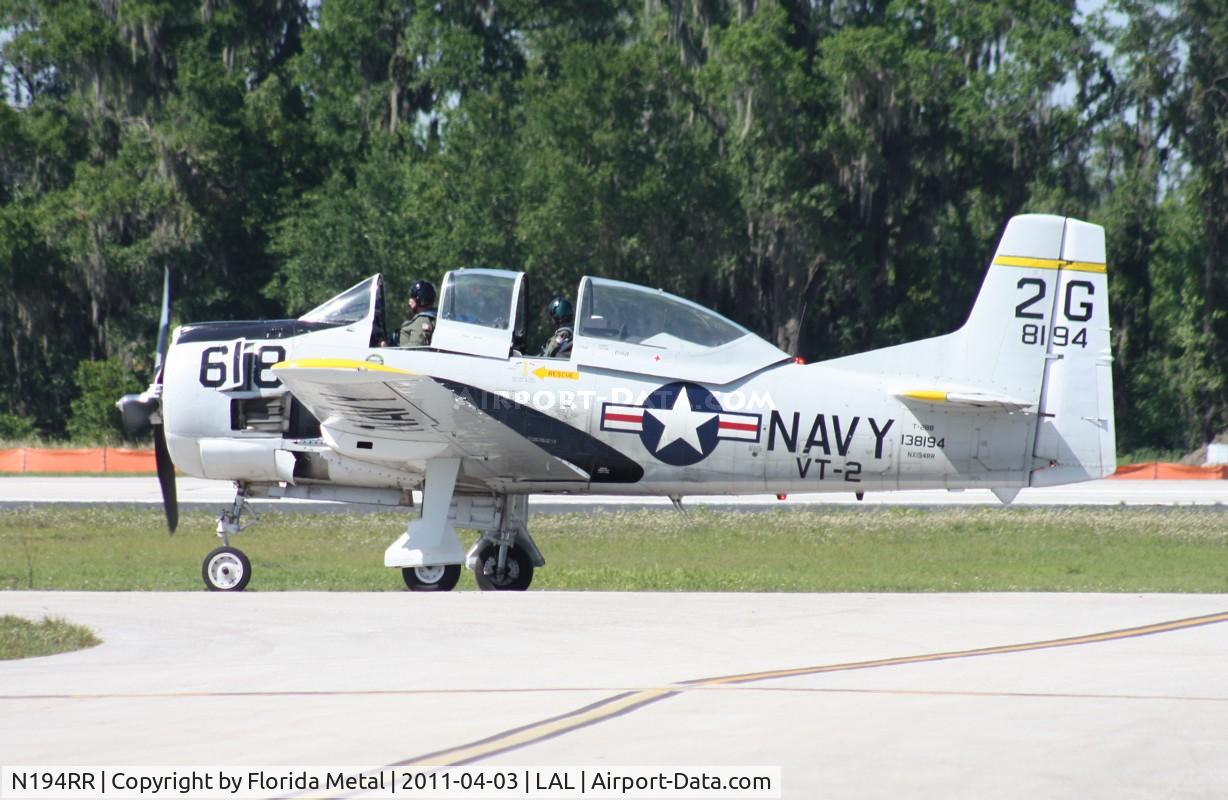 N194RR, North American T-28B Trojan C/N 200-265 (138194), T-28B