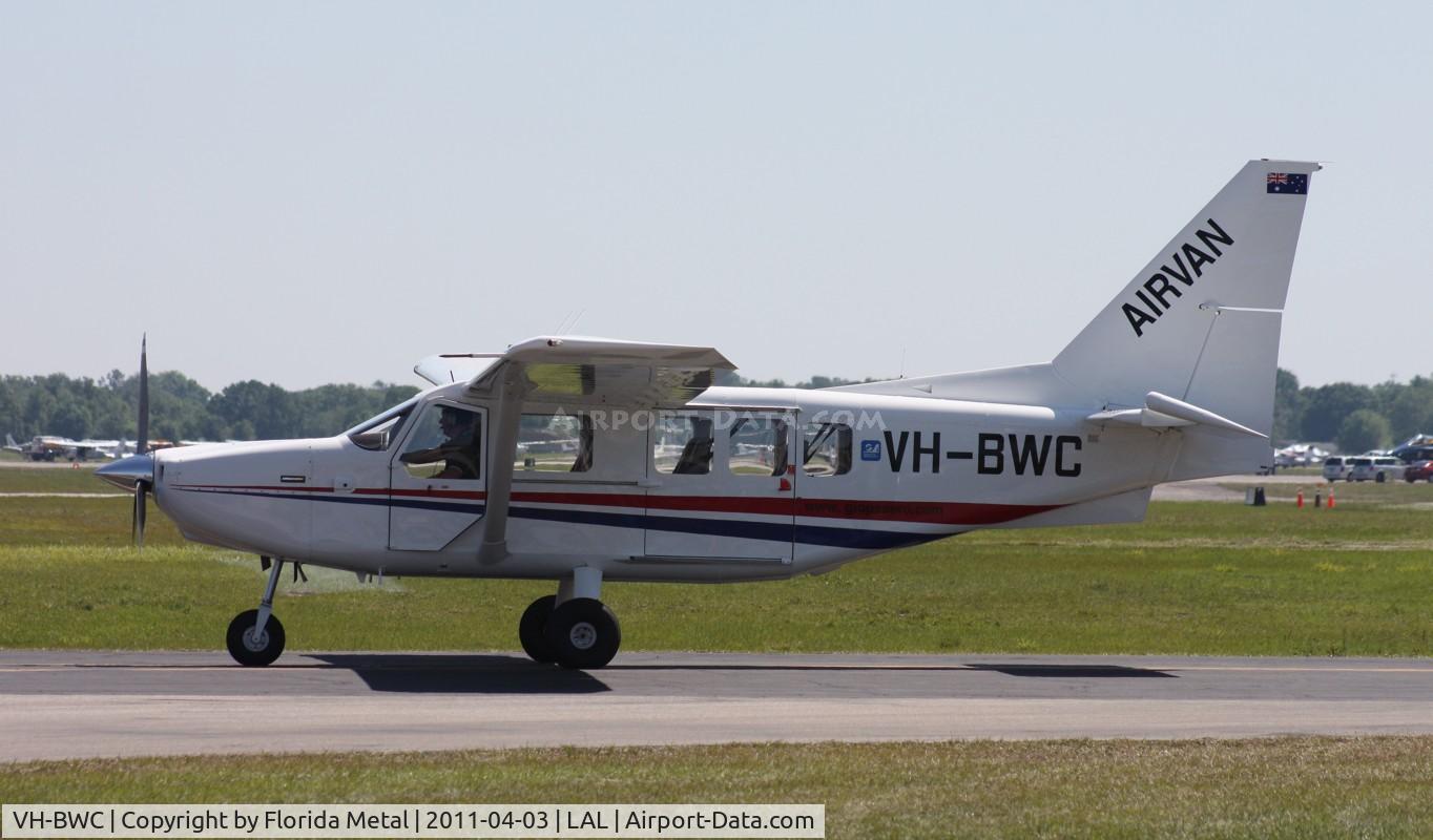 VH-BWC, Gippsland GA-8 Airvan C/N GA8-10-156, GA8 Airvan all the way from Australia