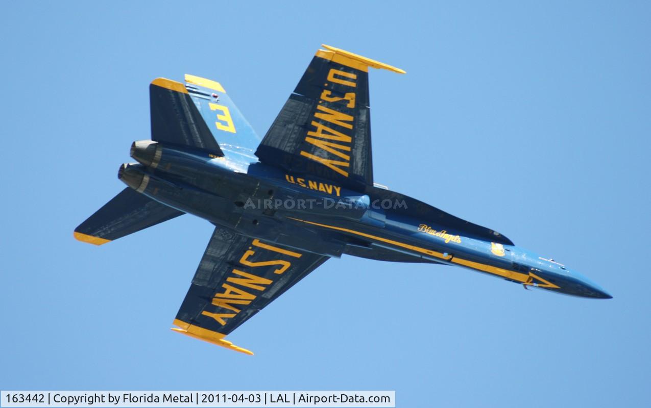 163442, 1987 McDonnell Douglas F/A-18C Hornet C/N 0645/C013, Blue Angel 3