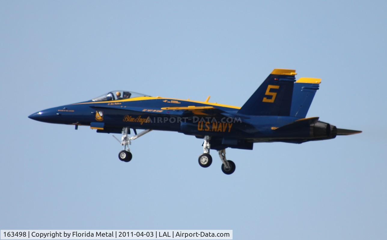 163498, 1988 McDonnell Douglas F/A-18C Hornet C/N 0737/C053, Blue Angel 5