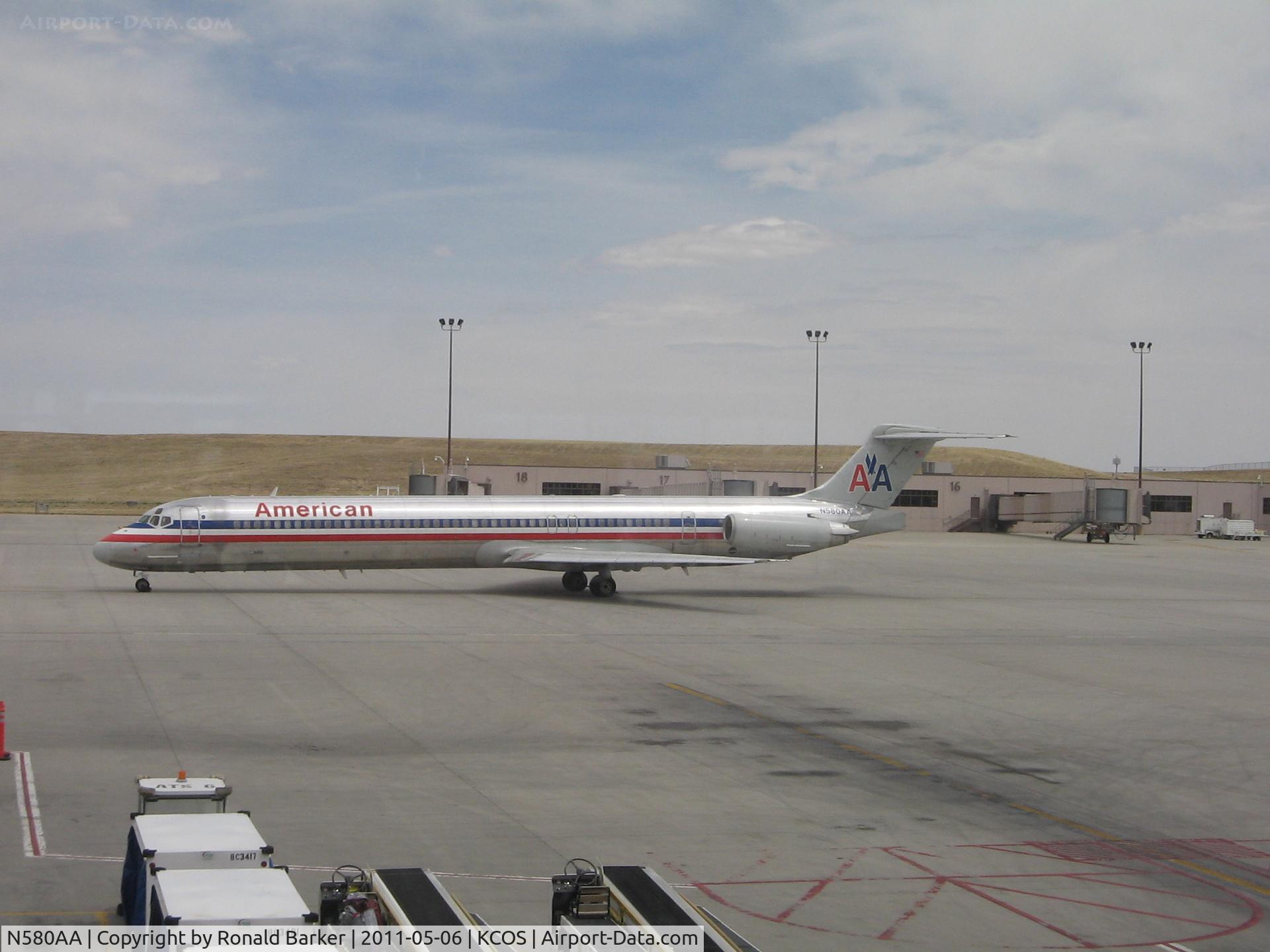 N580AA, 1991 McDonnell Douglas MD-82 (DC-9-82) C/N 53157, COS, CO