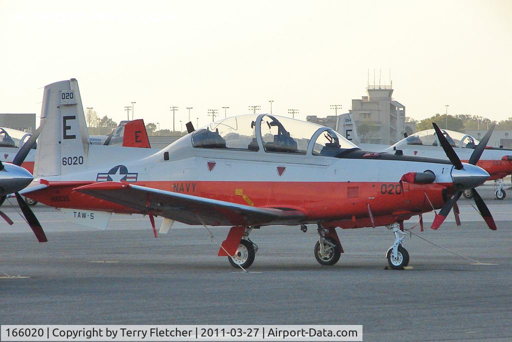 166020, Raytheon T-6B Texan II C/N PN-11, Raytheon T-6B Texan II, at Pensacola Regional
