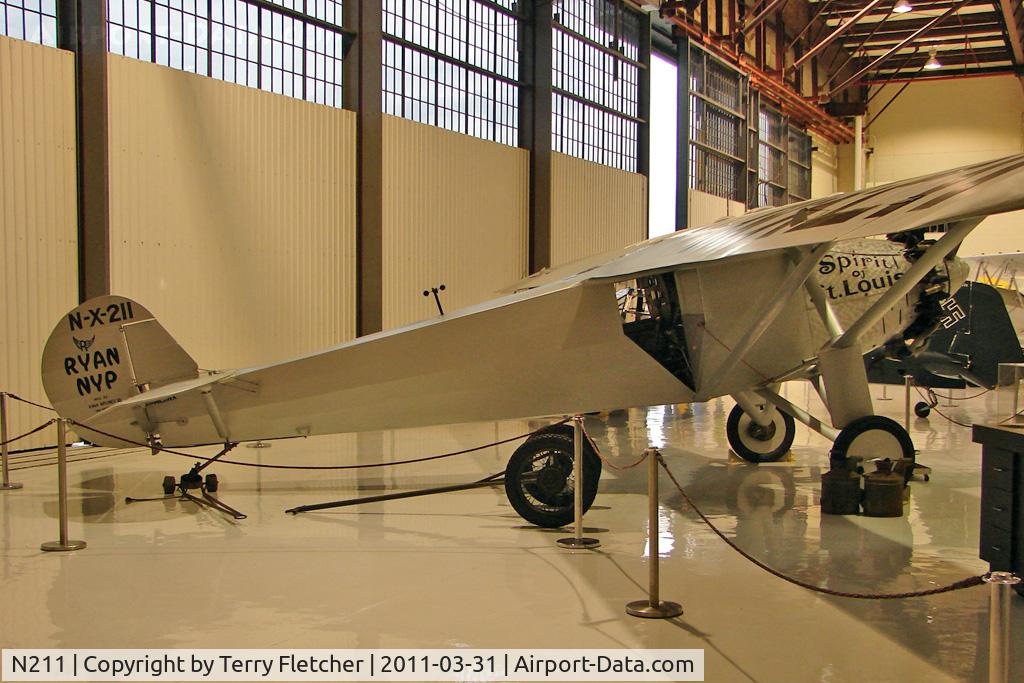 N211, 1990 Ryan NYP Replica C/N 2, 1990 Eaa Air Museum Foundation Inc SPIRIT OF ST. LOUIS, c/n: 2