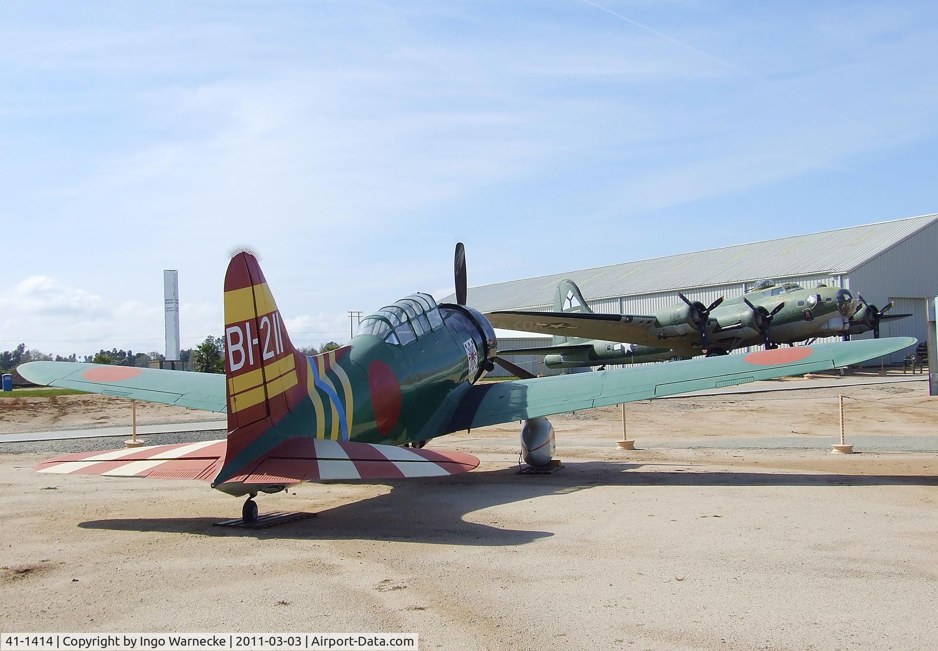 41-1414, 1941 Vultee BT-13 Valiant C/N 1524, Vultee BT-13 Valiant (converted to represent an Aichi D3A 