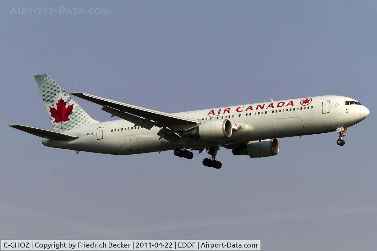 C-GHOZ, 1989 Boeing 767-375 C/N 24087, on final RW07R