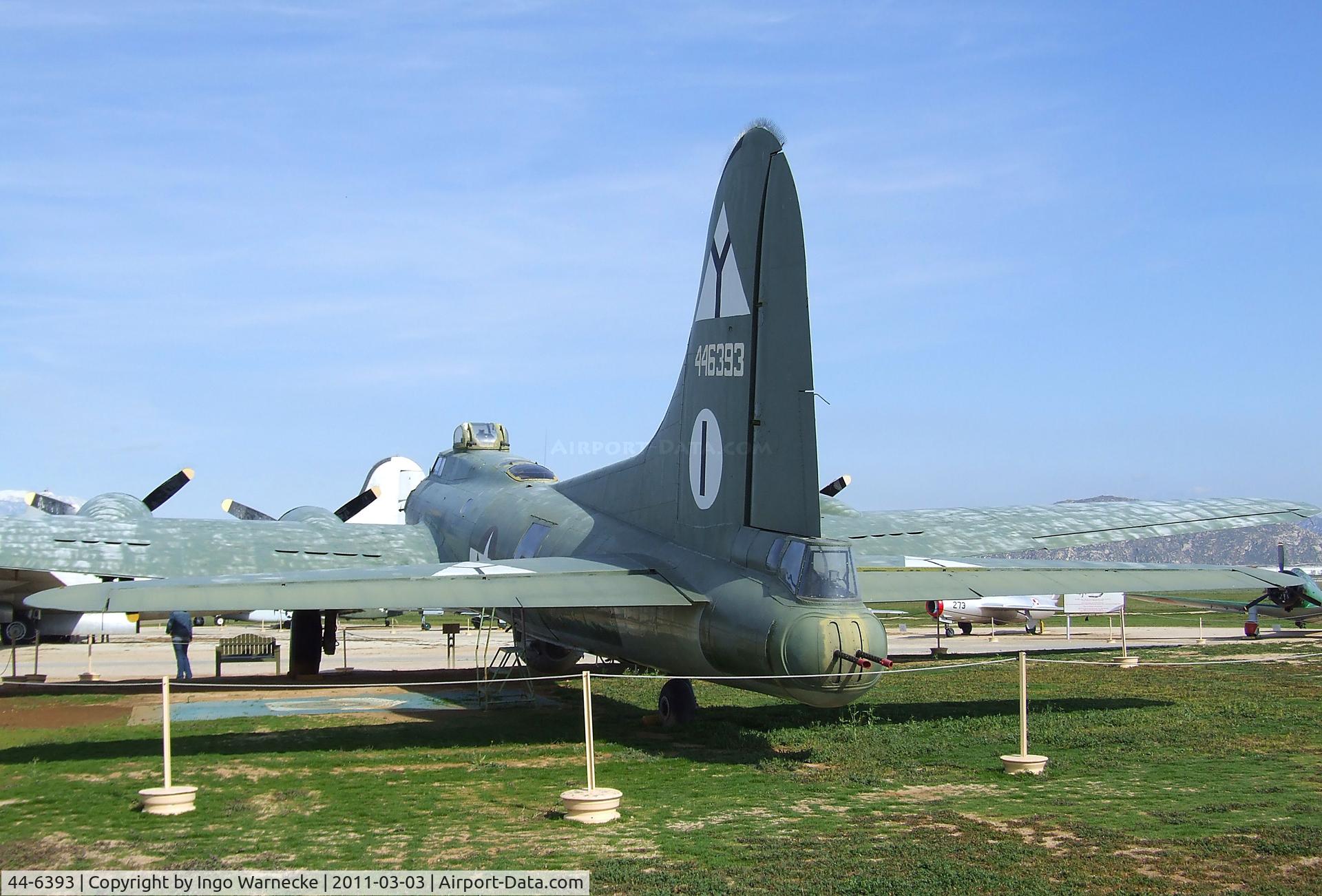 44-6393, 1944 Boeing B-17G Flying Fortress C/N 22616, Boeing B-17G Flying Fortress at the March Field Air Museum, Riverside CA