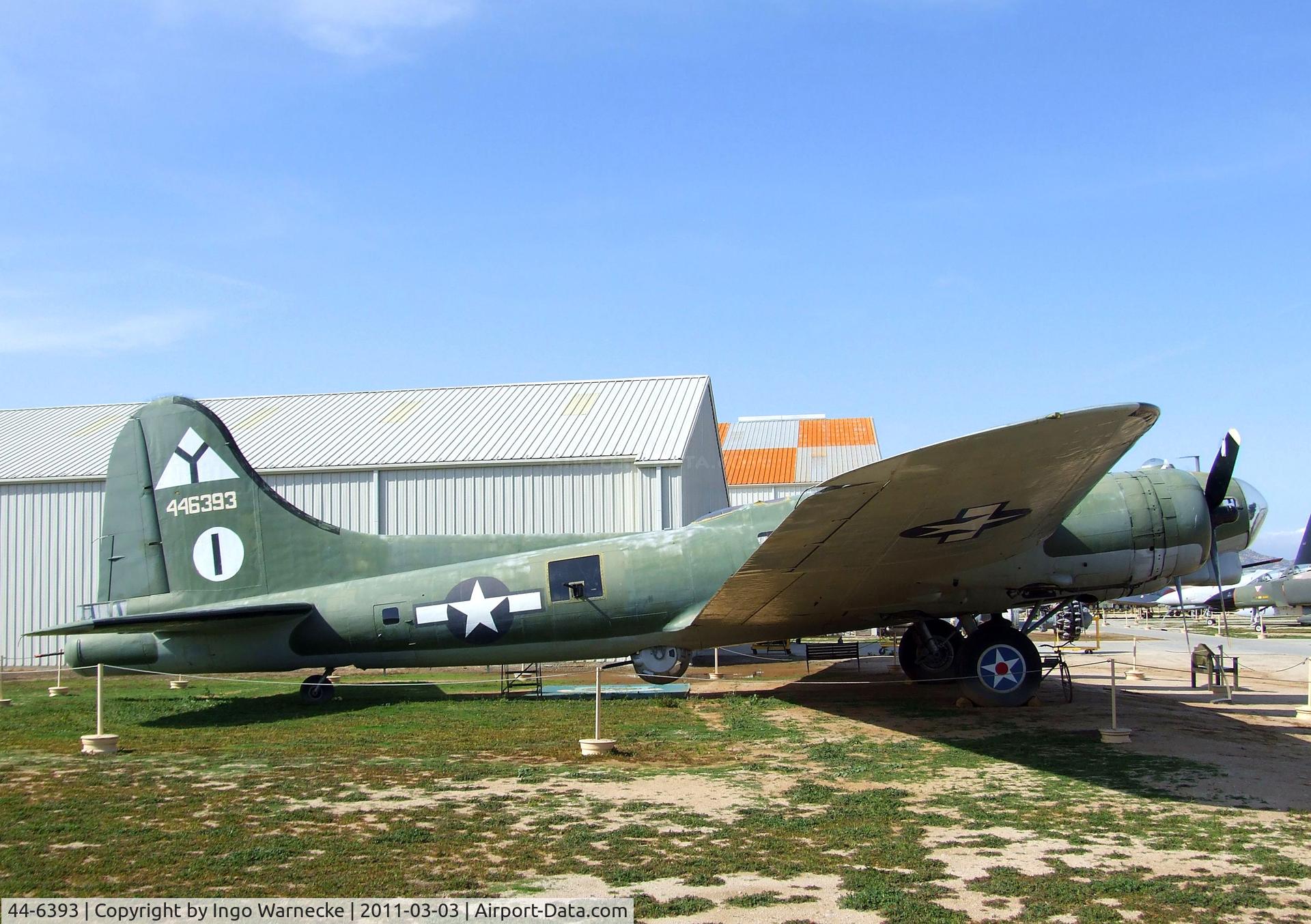 44-6393, 1944 Boeing B-17G Flying Fortress C/N 22616, Boeing B-17G Flying Fortress at the March Field Air Museum, Riverside CA