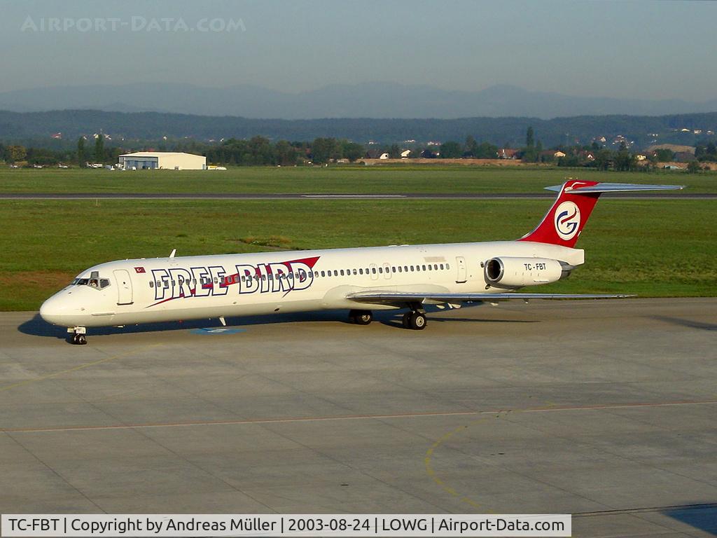 TC-FBT, 1991 McDonnell Douglas MD-83 (DC-9-83) C/N 49949, Classic livery